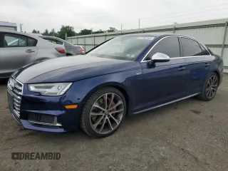 2018 Audi S4 Premium Plus with VIN WAUB4AF44JA002954, listed as a Copart auction lot 57782103 with 82,823 mi miles. Bid and sale history available at carsss.com. Image 1.