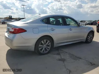 2013 Infiniti M37 with VIN JN1BY1AP7DM510396, listed as a Copart auction lot 70526304 with 138,097 mi miles and Salvage Title. Bid and sale history available at carsss.com. Image 3.