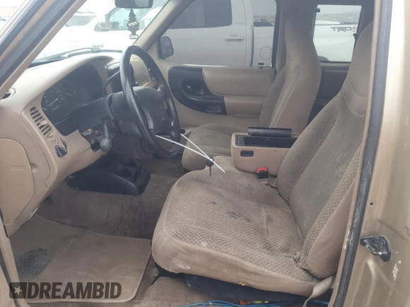 1999 Ford Ranger XL with VIN 1FTYR14V6XPB49132, listed as a Copart auction lot 51238235 with 133,846 mi miles and Salvage Title. Bid and sale history available at carsss.com. Image 7.