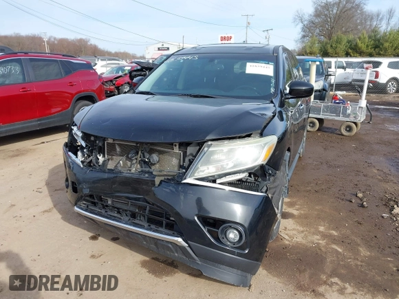 2013 Nissan Pathfinder SL with VIN 5N1AR2MN9DC685157, listed as a IAAI auction lot 41839445 with 150,474 mi miles. Bid and sale history available at carsss.com. Image 17.