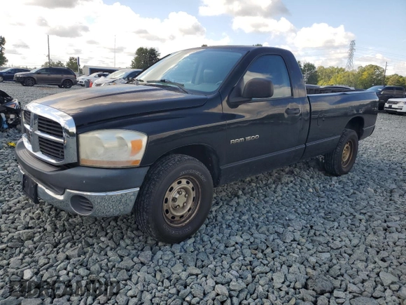 2006 Dodge 1500 ST z VIN 1D7HA16N66J103716, wystawiony jako Copart lot #68540724 z przebiegiem 170 885 mil mil oraz Szkoda całkowita • Salvage title. Historia ofert i sprzedaży dostępna na DreamBid. Obrazek 1.