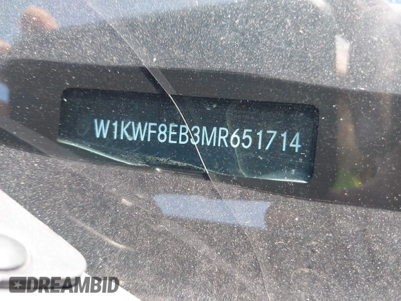 2021 Mercedes-Benz C 300 with VIN W1KWF8EB3MR651714, listed as a IAAI auction lot 42439298 with 56,714 mi miles and . Bid and sale history available at DreamBid. Image 16.