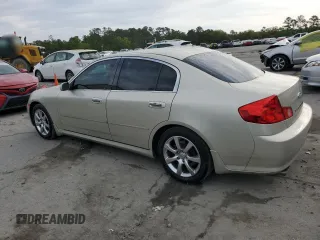 2006 Infiniti G35 with VIN JNKCV51E46M506744, listed as a Copart auction lot 52410785 with 223,255 mi miles and Salvage Title. Bid and sale history available at DreamBid. Image 2.