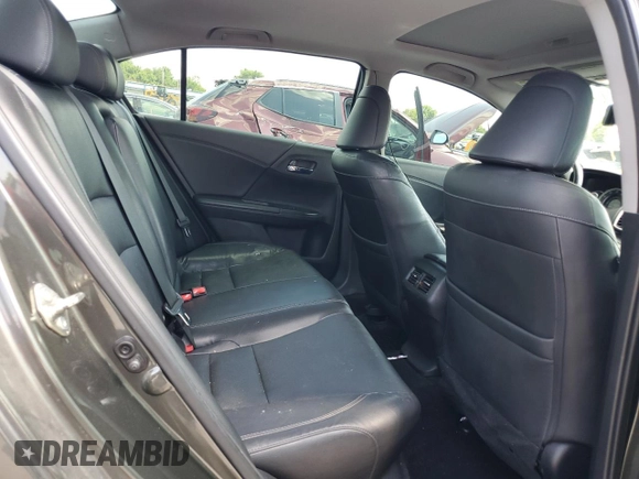2015 Honda Accord EX-L с VIN 1HGCR2F86FA005509, выставлен на аукционе Copart как лот 63659515 с пробегом 139 745 миль миль и Списание • Salvage title. История ставок и продаж доступна на DreamBid. Изображение 10.
