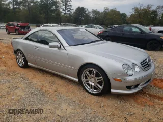 2001 Mercedes-Benz CL 500/600 with VIN WDBPJ78J41A016004, listed as a Copart auction lot 50155355 with 75,051 mi miles and Salvage Title. Bid and sale history available at DreamBid. Image 4.