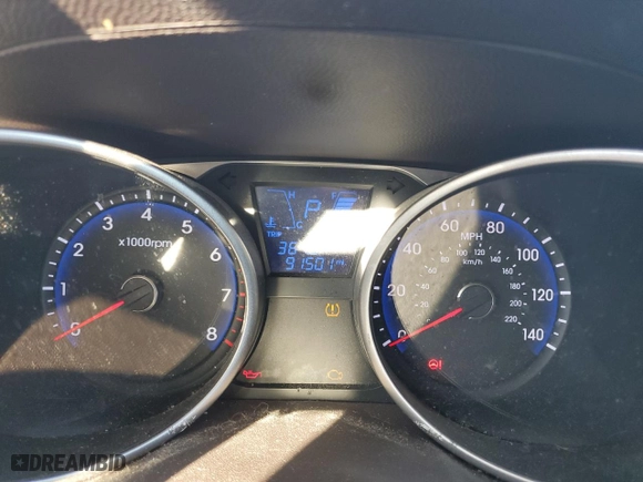2015 Hyundai Tucson GLS with VIN KM8JT3AF2FU062657, listed as a Copart auction lot 46751665 with 91,501 mi miles and Non Repairable. Bid and sale history available at carsss.com. Image 9.