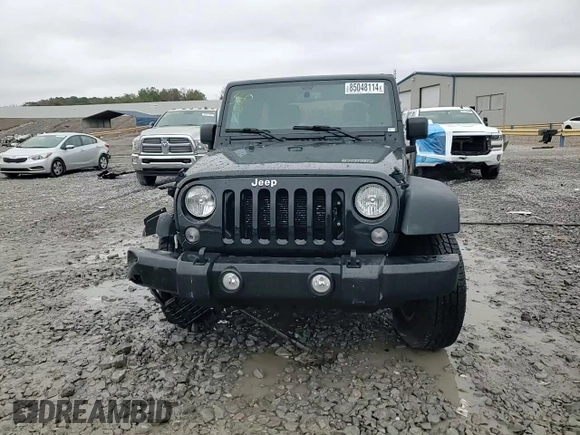 2018 Jeep Wrangler JK Unlimited Sport S with VIN 1C4HJWDG2JL925986, listed as a Copart auction lot 85048114 with 59,333 mi miles and Salvage Title. Bid and sale history available at carsss.com. Image 14.