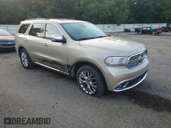 2014 Dodge Durango Citadel z VIN 1C4RDHEG0EC267046, wystawiony jako Copart lot #64463325 z przebiegiem 137 048 mil mil oraz Szkoda całkowita • Salvage title. Historia ofert i sprzedaży dostępna na DreamBid. Obrazek 4.