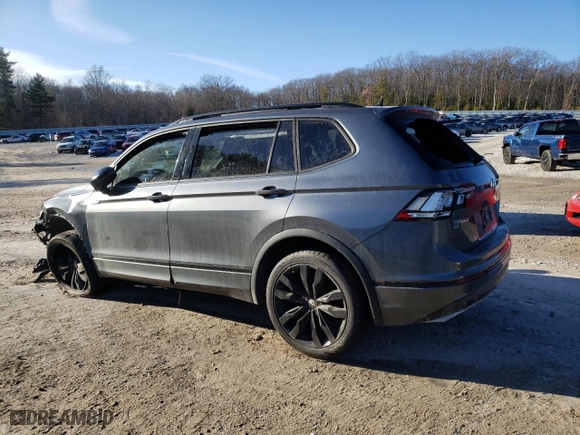 2021 Volkswagen Tiguan SE with VIN 3VV2B7AX1MM131773, listed as a Copart auction lot 47396625 with 53,203 mi miles and Salvage Title. Bid and sale history available at carsss.com. Image 2.