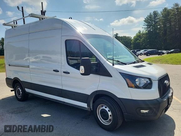 2023 Ford Transit Cargo with VIN 1FTBR1X87PKC01635, listed as a IAAI auction lot 42832727 with 17,348 mi miles and . Bid and sale history available at DreamBid. Image 28.