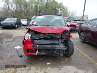 2013 FIAT 500 Lounge with VIN 3C3CFFER8DT677980, listed as a IAAI auction lot 41914691 with 95,830 mi miles and . Bid and sale history available at DreamBid. Image 6.