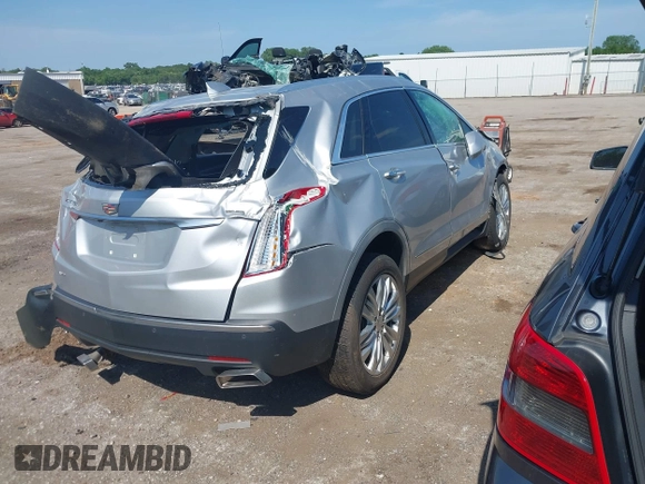 2019 Cadillac XT5 Premium Luxury AWD with VIN 1GYKNFRS7KZ145045, listed as a IAAI auction lot 39607961 with Not provided miles and . Bid and sale history available at DreamBid. Image 4.