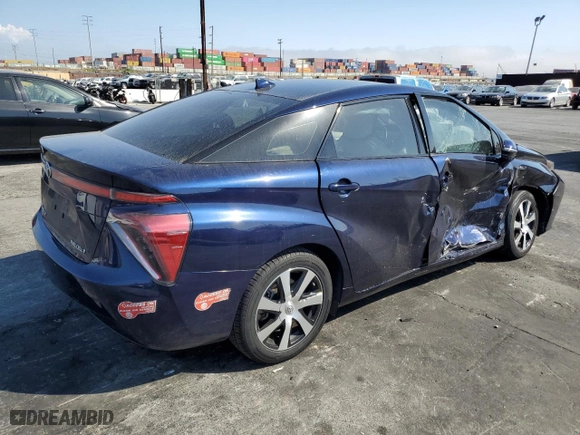 2017 Toyota Mirai with VIN JTDBVRBD6HA003330, listed as a Copart auction lot 73846344 with 65,509 mi miles and Salvage Title. Bid and sale history available at carsss.com. Image 3.