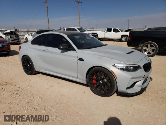 2020 BMW M2 z VIN WBS1J3C00L7H42503, wystawiony jako Copart lot #46033595 z przebiegiem 37 656 mil mil oraz Szkoda całkowita • Salvage title. Historia ofert i sprzedaży dostępna na DreamBid. Obrazek 4.