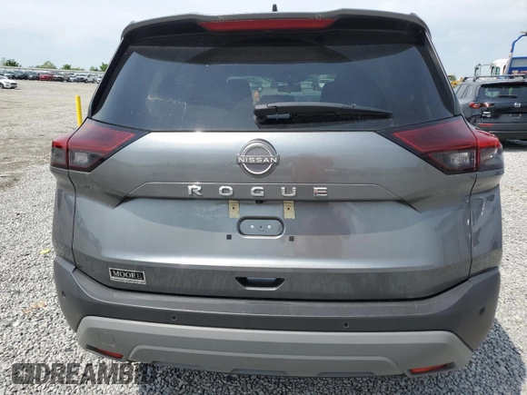 2023 Nissan Rogue S with VIN 5N1BT3AA9PC900666, listed as a Copart auction lot 53847955 with 32,885 mi miles and Salvage title. Bid and sale history available at DreamBid. Image 6.