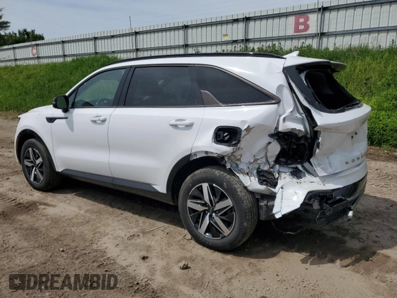 2022 Kia Sorento S with VIN 5XYRL4LCXNG142191, listed as a Copart auction lot 57647935 with 17,789 mi miles and Clean title. Bid and sale history available at DreamBid. Image 2.
