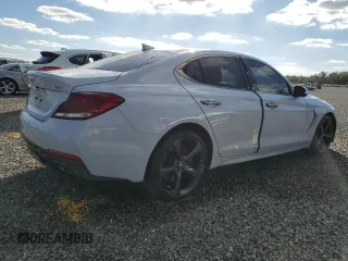 2020 Genesis G70 2.0T with VIN KMTG44LA6LU045408, listed as a Copart auction lot 80941524 with 79,302 mi miles and Non Repairable. Bid and sale history available at DreamBid. Image 3.