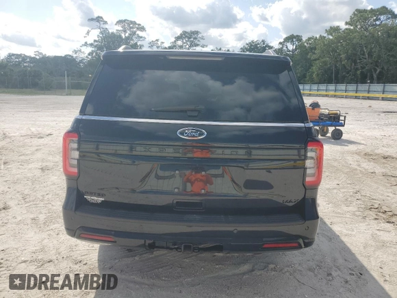 2024 Ford Expedition Max Limited with VIN 1FMJK2A83REB14942, listed as a Copart auction lot 53017715 with 9,928 mi miles and Salvage title. Bid and sale history available at DreamBid. Image 6.