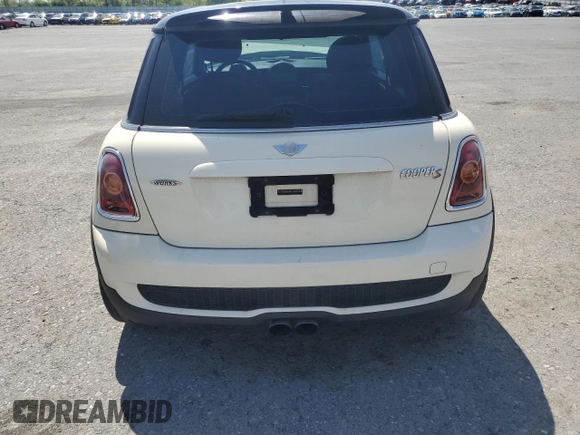 2008 MINI Hardtop S with VIN WMWMF73558TT89662, listed as a Copart auction lot 55200495 with Not Provided miles and Salvage Title. Bid and sale history available at DreamBid. Image 6.
