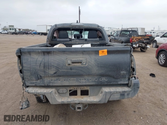2023 Toyota Tacoma 4WD SR with VIN 3TMCZ5AN6PM554838, listed as a IAAI auction lot 41215603 with 1 mi miles. Bid and sale history available at carsss.com. Image 15.