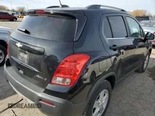 2015 Chevrolet Trax LT with VIN 3GNCJLSB8FL254021, listed as a Copart auction lot 75886343 with 105,716 mi miles and Salvage Title. Bid and sale history available at carsss.com. Image 3.