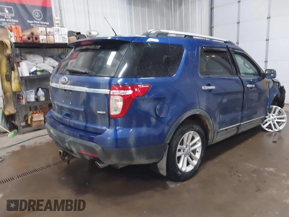 2015 Ford Explorer XLT z VIN 1FM5K8D84FGB59663, wystawiony jako IAAI lot #41758498 z przebiegiem 144 623 mil mil oraz . Historia ofert i sprzedaży dostępna na DreamBid. Obrazek 4.