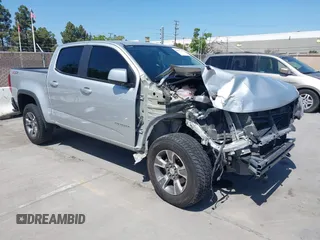 2019 Chevrolet Colorado 2WD Z71 z VIN 1GCGSDEN4K1209565, wystawiony jako IAAI lot #42087261 z przebiegiem 56 281 mil mil oraz . Historia ofert i sprzedaży dostępna na DreamBid. Obrazek 1.