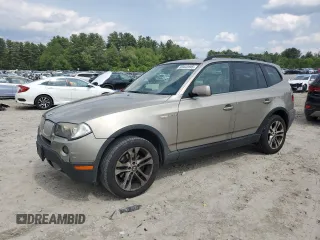 2007 BMW X3 3.0si with VIN WBXPC93407WF22259, listed as a Copart auction lot 60442895 with 118,049 mi miles and Non repairable. Bid and sale history available at DreamBid. Image 1.