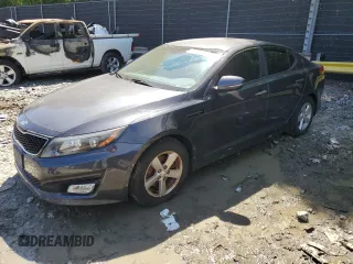 2015 Kia Optima LX with VIN 5XXGM4A75FG509904, listed as a Copart auction lot 57479165 with 102,523 mi miles and Clean title. Bid and sale history available at DreamBid. Image 1.