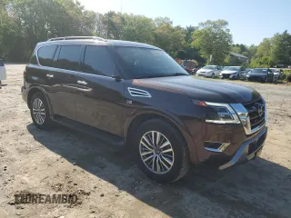 2021 Nissan Armada SL z VIN JN8AY2BB0M9792082, wystawiony jako Copart lot #56521405 z przebiegiem 130 667 mil mil oraz Tytuł czysty. Historia ofert i sprzedaży dostępna na DreamBid. Obrazek 4.