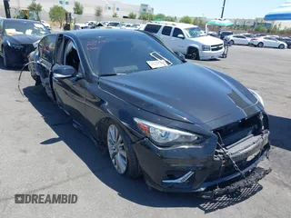 2021 Infiniti Q50 Luxe with VIN JN1EV7BP2MM707502, listed as a IAAI auction lot 42315854 with Not provided miles and . Bid and sale history available at DreamBid. Image 13.