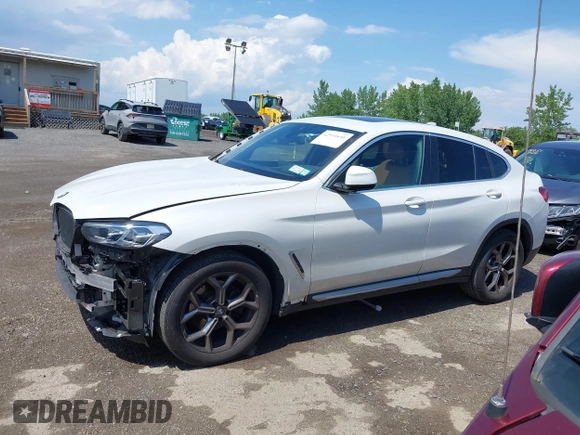 2025 BMW X4 xDrive30i with VIN 5UX33DT03S9X59312, listed as a IAAI auction lot 42531616 with 8,189 mi miles and . Bid and sale history available at DreamBid. Image 14.