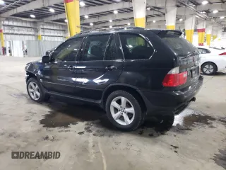 2006 BMW X5 4.4i with VIN 5UXFB53526LV29173, listed as a Copart auction lot 47077754 with 182,050 mi miles and Salvage Title. Bid and sale history available at carsss.com. Image 2.