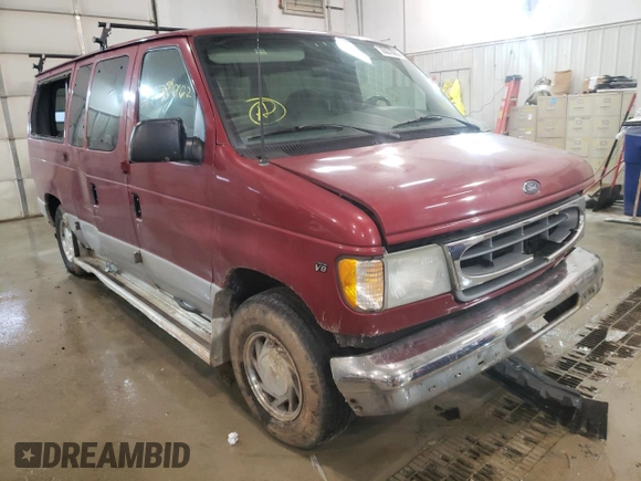 2002 Ford Econoline Passenger XL with VIN 1FMRE11W82HB74447, listed as a Copart auction lot 60527942 with 196,426 mi miles and Non Repairable. Bid and sale history available at DreamBid. Image 1.