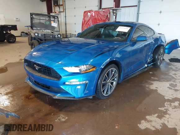 2019 Ford Mustang EcoBoost with VIN 1FA6P8TH7K5173788, listed as a IAAI auction lot 41575554 with 66,222 mi miles and . Bid and sale history available at carsss.com. Image 18.