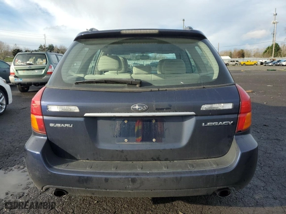 2007 Subaru Legacy Wagon Special Edition with VIN 4S3BP616877319528, listed as a Copart auction lot 86859344 with 151,195 mi miles and Salvage Title. Bid and sale history available at carsss.com. Image 6.
