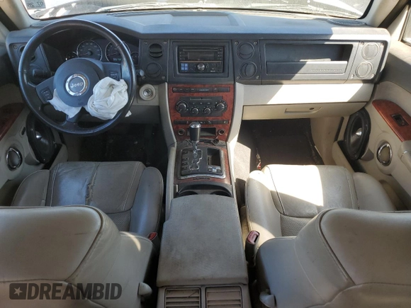 2006 Jeep Commander Limited with VIN 1J8HG58246C218993, listed as a Copart auction lot 49825435 with 214,536 mi miles and Salvage Title. Bid and sale history available at carsss.com. Image 8.