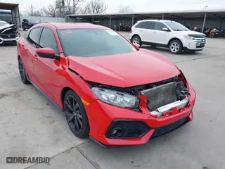 2017 Honda Civic Hatchback Sport with VIN SHHFK7H40HU216589, listed as a IAAI auction lot 41634197 with 78,755 mi miles. Bid and sale history available at carsss.com. Image 1.