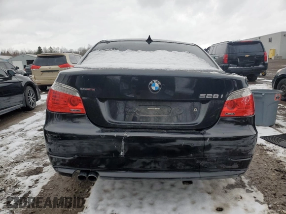 2008 BMW 5 Series 528i with VIN WBANU53508CT01874, listed as a Copart auction lot 46541895 with Not Provided miles and Salvage Title. Bid and sale history available at carsss.com. Image 6.