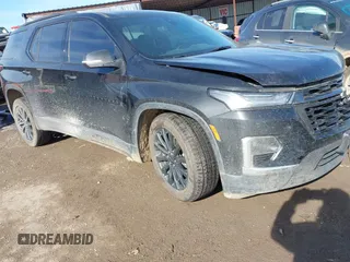 2023 Chevrolet Traverse RS z VIN 1GNEVJKW5PJ276524, wystawiony jako IAAI lot #41582780 z przebiegiem 56 095 mil mil oraz . Historia ofert i sprzedaży dostępna na DreamBid. Obrazek 1.