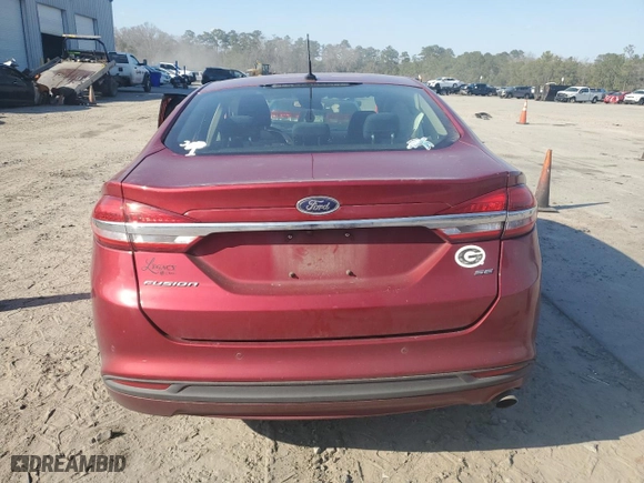 2018 Ford Fusion SE with VIN 3FA6P0H70JR166310, listed as a Copart auction lot 46746705 with 0 mi miles and Salvage Title. Bid and sale history available at carsss.com. Image 6.