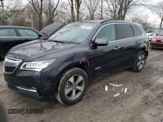 2016 Acura MDX with VIN 5FRYD4H25GB016824, listed as a Copart auction lot 44965175 with 109,308 mi miles and Salvage Title. Bid and sale history available at carsss.com. Image 1.