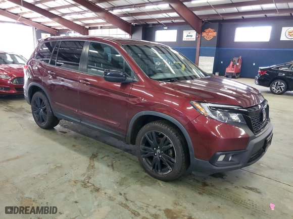 2019 Honda Passport Sport with VIN 5FNYF8H21KB008778, listed as a Copart auction lot 51799425 with 259,581 mi miles and Clean Title. Bid and sale history available at carsss.com. Image 4.