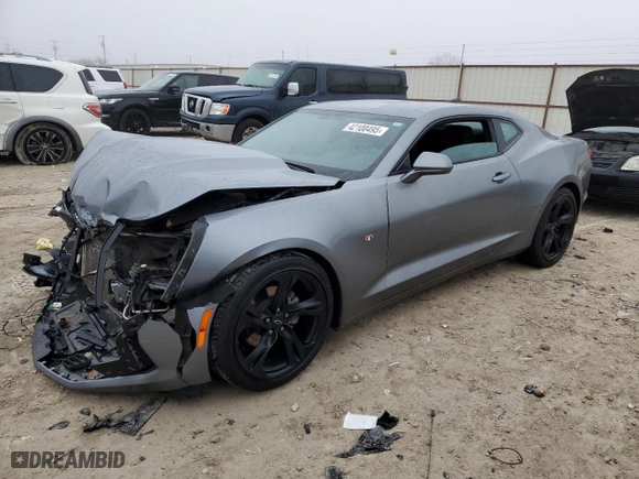 2022 Chevrolet Camaro 1LT with VIN 1G1FB1RX8N0100101, listed as a Copart auction lot 42100495 with 37,969 mi miles and Salvage Title. Bid and sale history available at carsss.com. Image 1.
