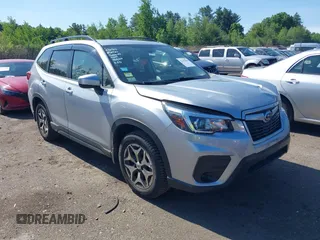 2019 Subaru Forester Premium with VIN JF2SKAGC0KH422168, listed as a IAAI auction lot 42393056 with 41,135 mi miles and . Bid and sale history available at DreamBid. Image 1.