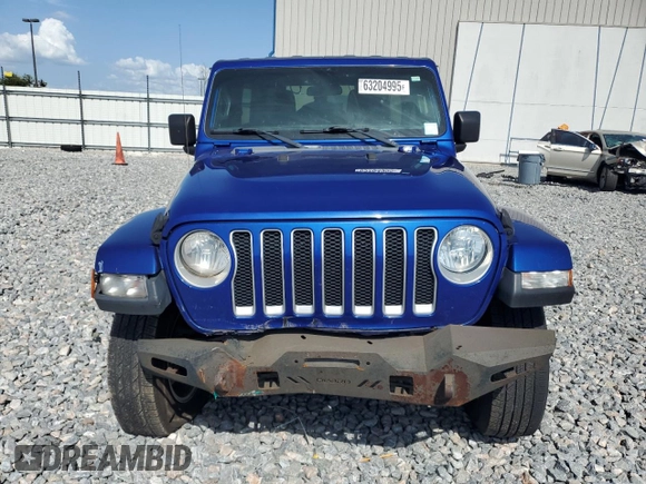 2019 Jeep Wrangler Unlimited Sahara with VIN 1C4HJXEN9KW592821, listed as a Copart auction lot 63204995 with 134,170 mi miles and Non repairable. Bid and sale history available at DreamBid. Image 5.