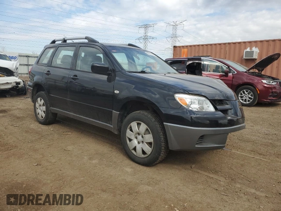 2005 Mitsubishi Outlander LS z VIN JA4LZ31F25U007940, wystawiony jako Copart lot #50215045 z przebiegiem 169 790 mil mil oraz Szkoda całkowita • Salvage title. Historia ofert i sprzedaży dostępna na DreamBid. Obrazek 4.