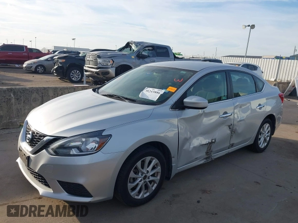 2017 Nissan Sentra S with VIN 3N1AB7AP7HY383989, listed as a IAAI auction lot 38243886 with 109,338 mi miles. Bid and sale history available at carsss.com. Image 6.