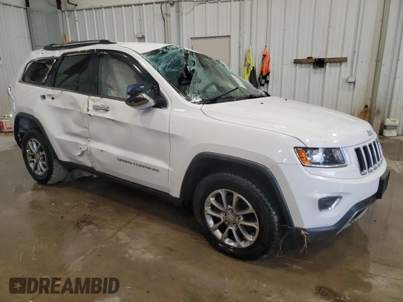 2014 Jeep Grand Cherokee Limited with VIN 1C4RJFBG7EC516248, listed as a Copart auction lot 47378375 with 86,730 mi miles and Non Repairable. Bid and sale history available at carsss.com. Image 4.