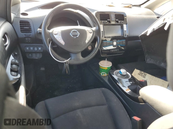 2017 Nissan LEAF SL with VIN 1N4BZ0CP5HC303329, listed as a Copart auction lot 66319194 with 84,142 mi miles and Salvage Title. Bid and sale history available at carsss.com. Image 8.